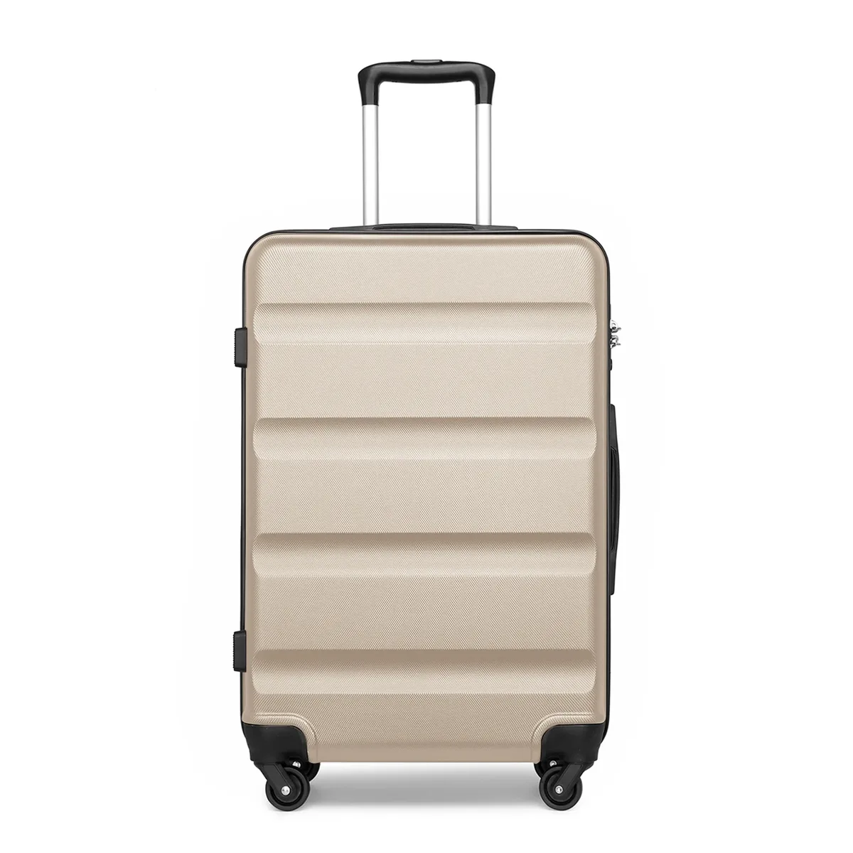 valise kono valise trolley légère et rigide avec 4 roues jumeaux et serrure tsa matériau abs (s m l)