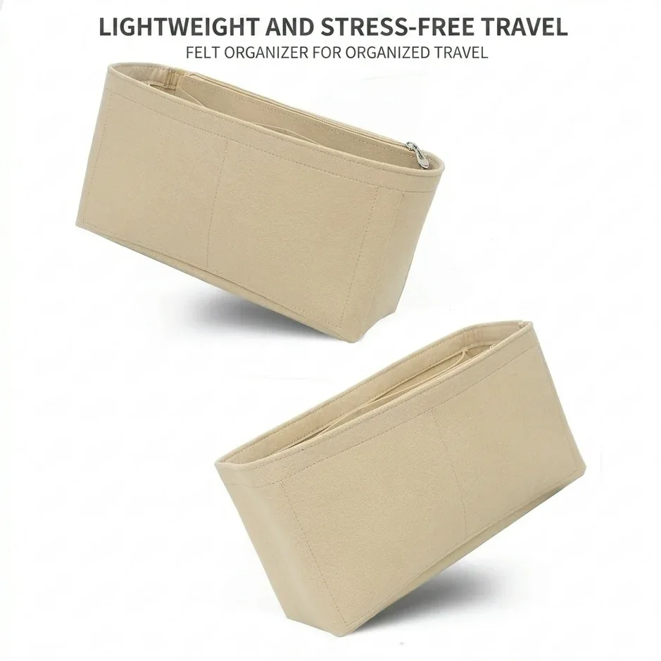 organisateur de sac à main en feutre pour femme, compatible avec loe puzzle, pour sacs de maquillage et cosmétiques, organiseur de sac de luxe pour femme