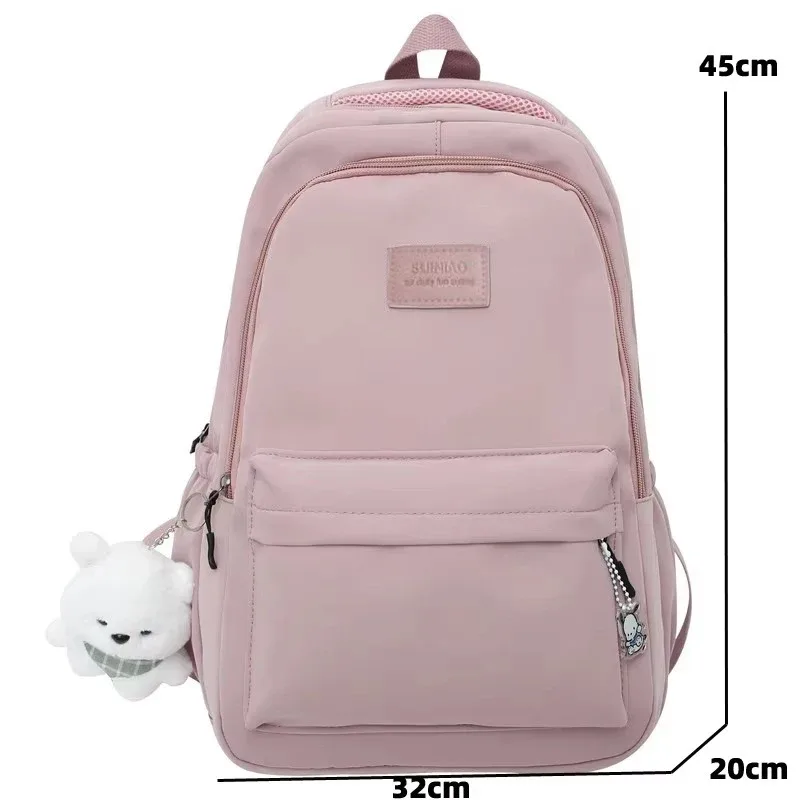 sac à dos universitaire étanche haute capacité pour hommes et femmes, cartable pour ordinateur portable, sacs d'école pour filles mignonnes, sac de livre de voyage cool, nouvelle mode féminine
