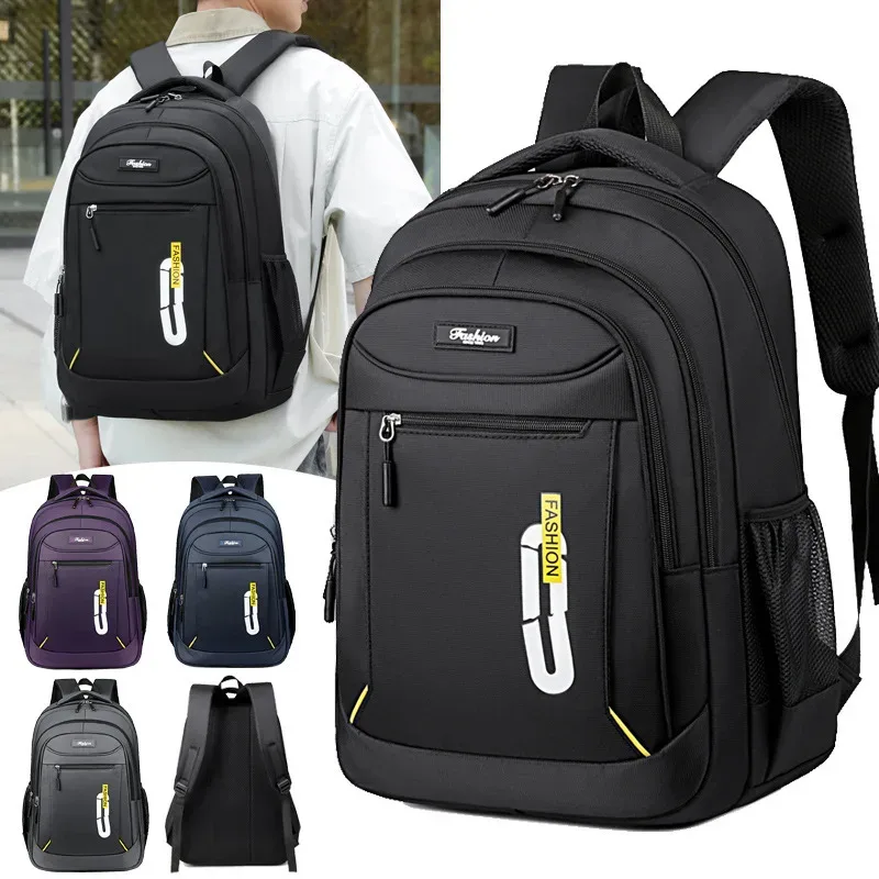 Sac à dos universel tendance pour étudiants, de haute qualité, pour hommes d'affaires, sac d'école pour garçons, grande capacité, Double épaule