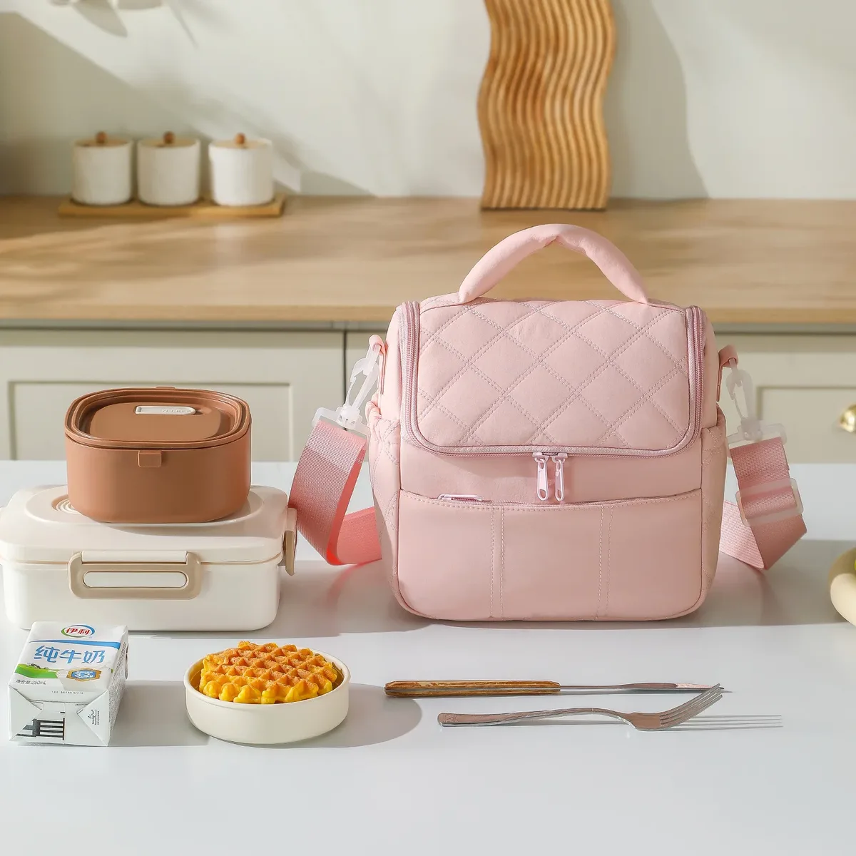 nouvelle sacoche à lunch portable en nylon, réutilisable, multifonctionnelle, isotherme, étanche, sac isotherme pour femmes, sacs à usage spécial