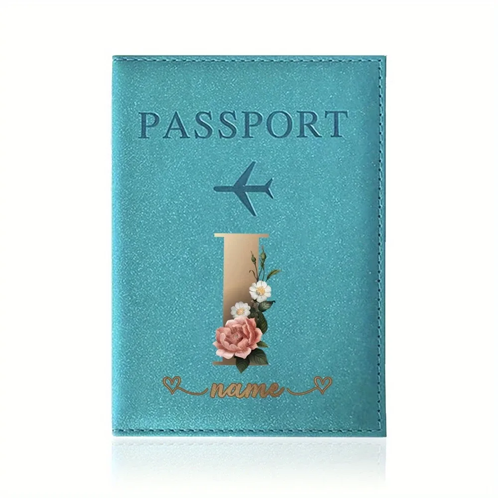porte-passeport personnalisé avec nom personnalisable - capable d'imprimer des noms jusqu'à 26 lettres.