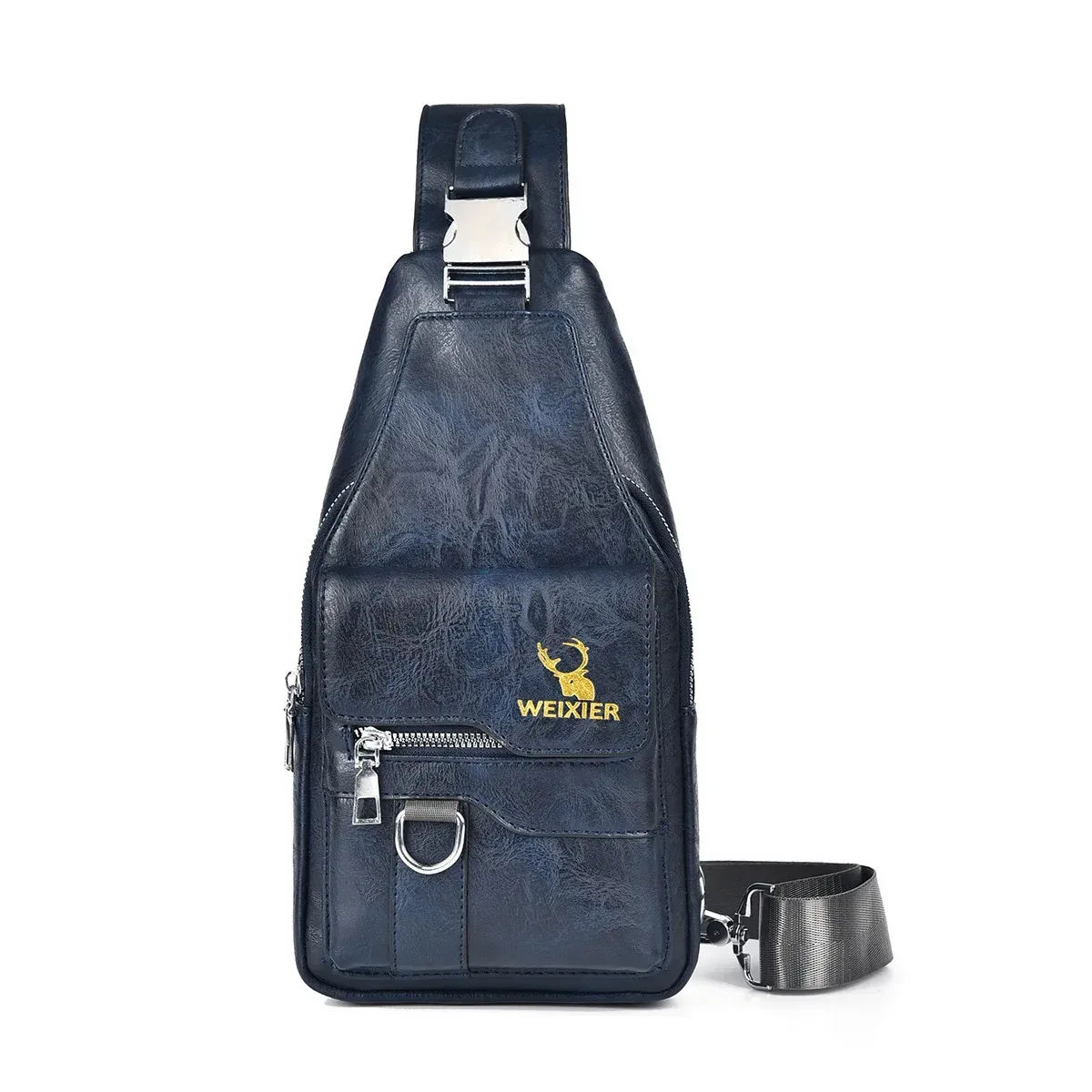 nouveauté 2026 : sacs messager tendance pour hommes, grande capacité, sacs de poitrine de luxe de créateur, sacs à dos rétro à bandoulière unique