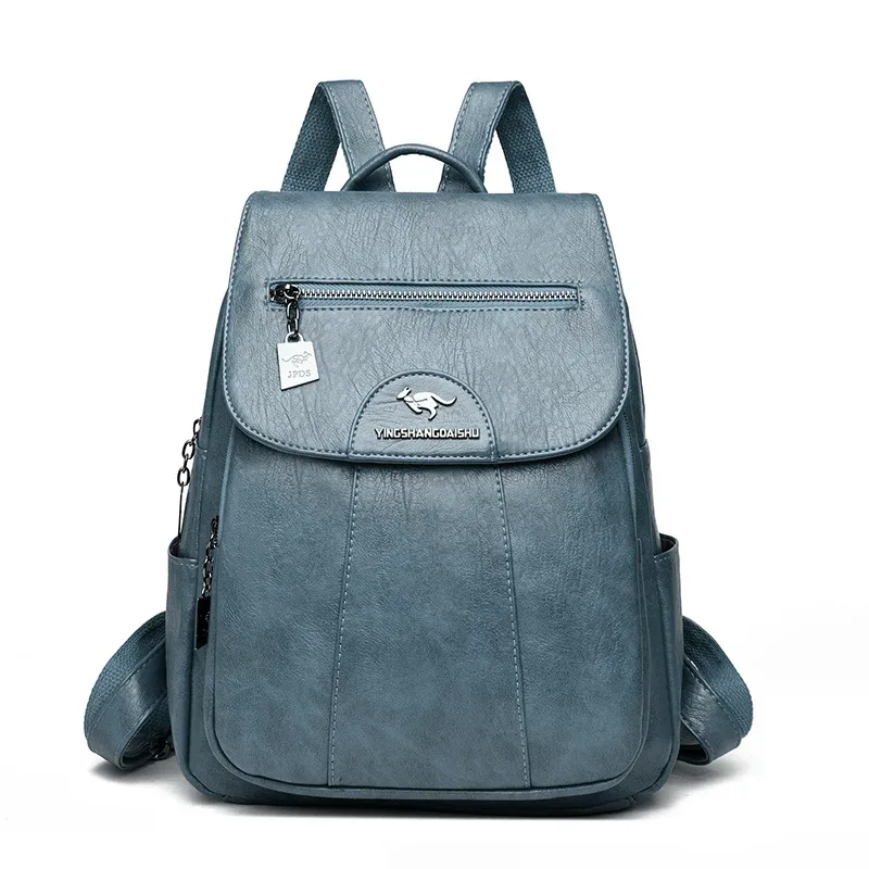 14 "(35 cm) sac à dos en peau de mouton vintage sac d'école pour ordinateur portable sac à dos souple pour femme sac d'école week-end voyage sac à dos