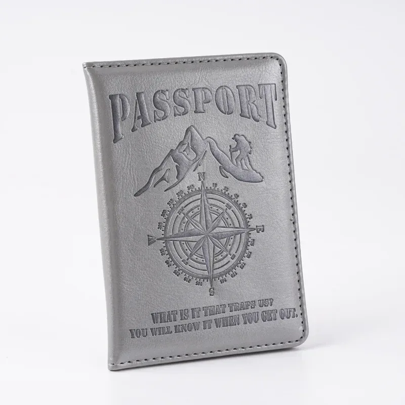 passeport cover passport holder, compass printed document change, ticket réinitialisation, passport wallet, travel wallet, id card holder, unisex, 2025