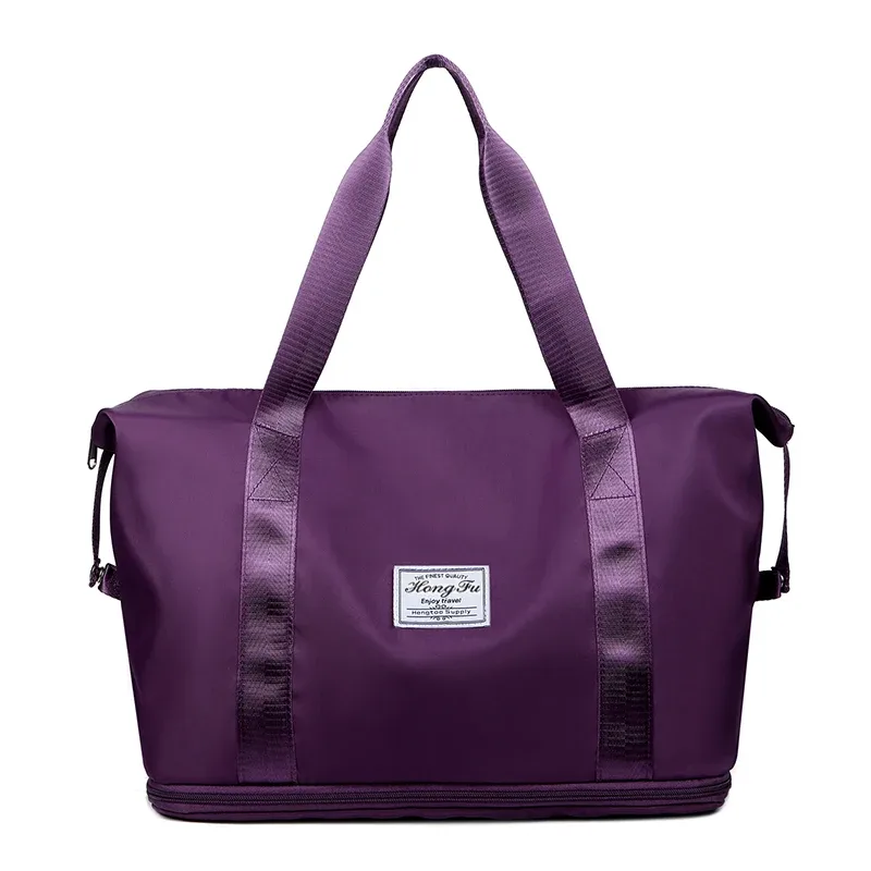 sac à main extensible de grande capacité pour femmes, sac de rangement pour bagages, sac de voyage de loisirs, sac à main étanche en nylon pour sport et fitness