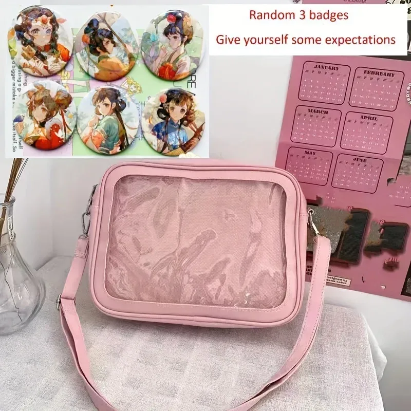 sacs à bandoulière japonais pour lycéennes, sacs à main jk en pu, itabag transparent pour femmes, nouveaux sacs ita, sac en cuir initié bolso