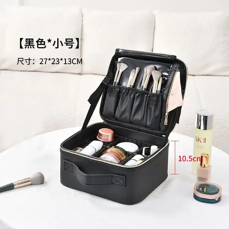 boîte à outils de broderie, sac à cosmétiques léger et de haute qualité pour femmes, nouvelle trousse de maquillage professionnelle de grande capacité 2025