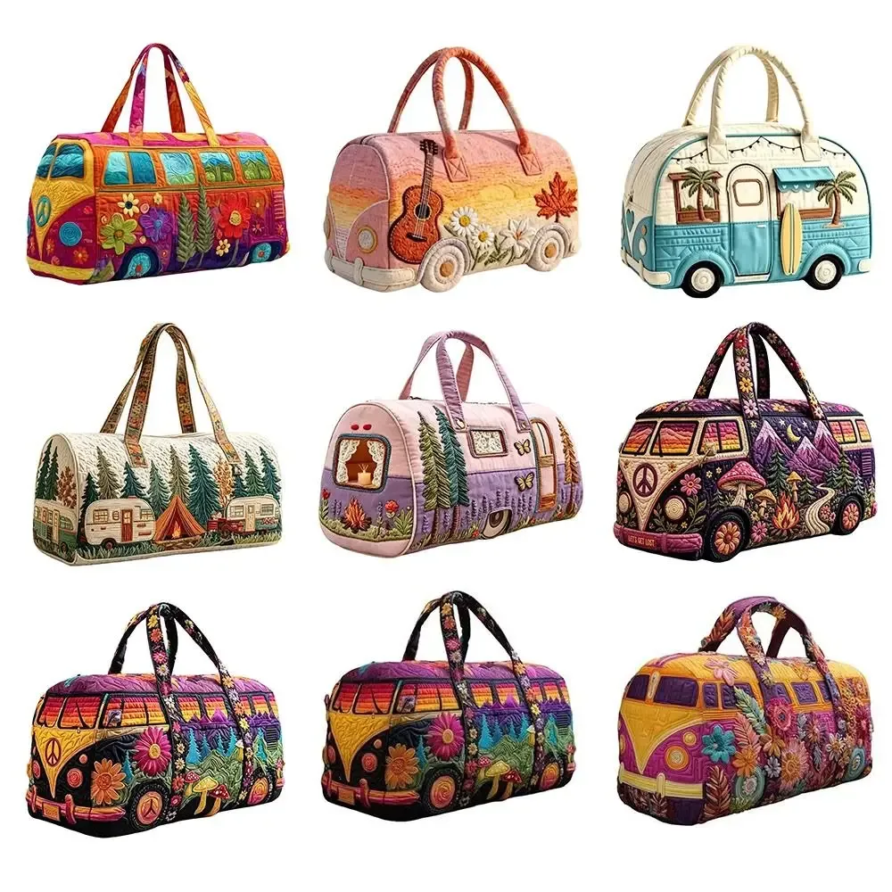 sac de sport matelassé durable 18x9x9cm, matelassage 3d, grande capacité, sac de sport, sac de voyage, sac à main pour les voyages