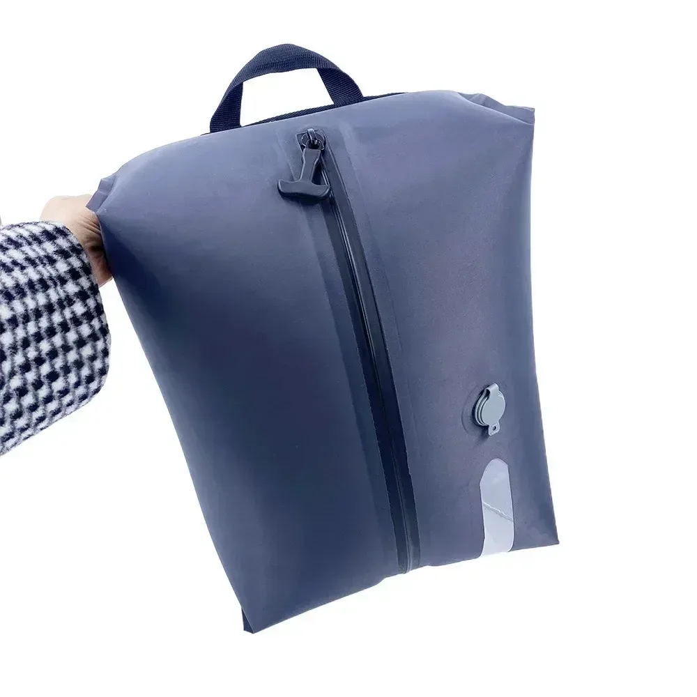 sacs sous vide réutilisables pour voyage, sac de compression sous vide pliable et étanche, anti-poussière, gain de place, sac de rangement sous vide pour bagages
