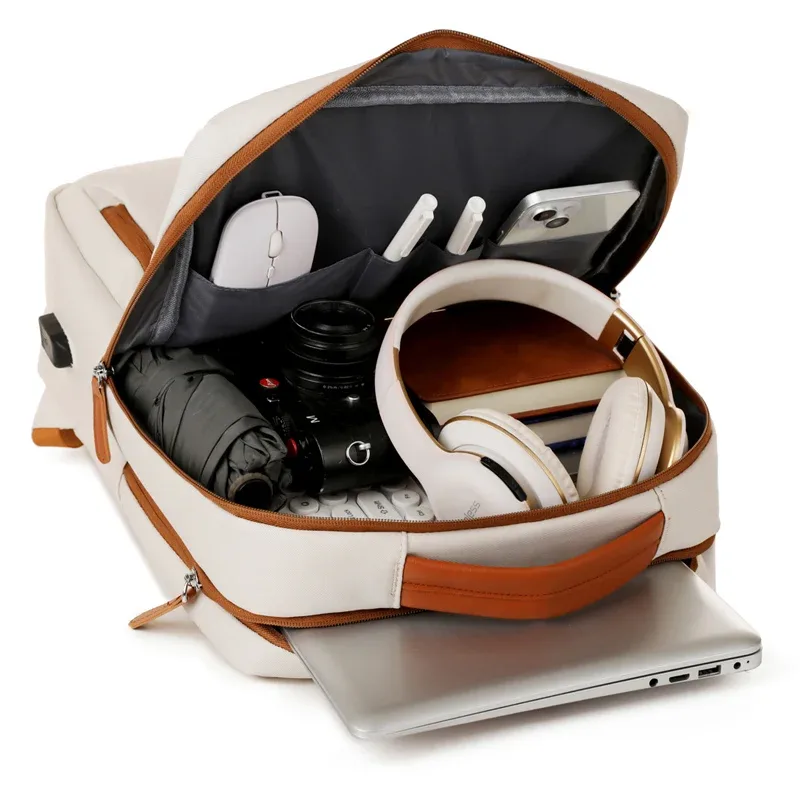 sac à dos étanche avec port usb, sac d'affaires et d'ordinateur portable, grande capacité, sac de voyage pour hommes