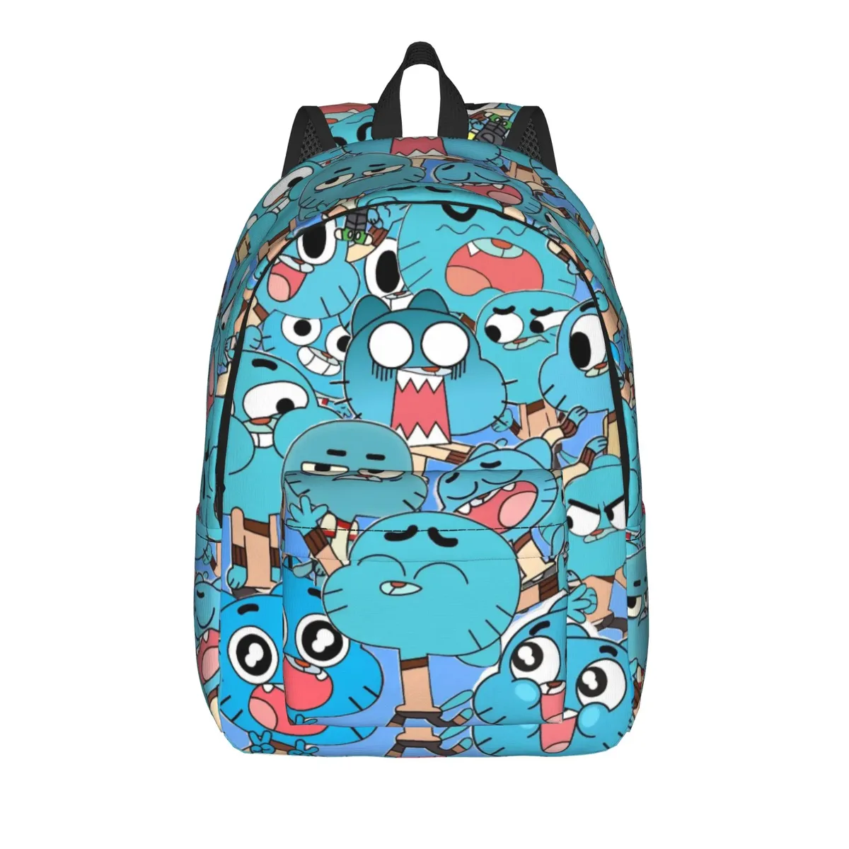 sac à dos décontracté gumballs cartoon pour l'extérieur, le lycée et le travail, pour hommes et femmes, sac à dos pour ordinateur portable en toile