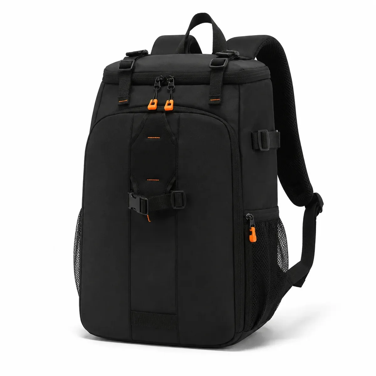 sac à dos pour appareil photo résistant à l'eau pour appareils photo reflex et hybrides avec port usb, séparateurs rembourrés, compartiment pour ordinateur portable et support pour trépied