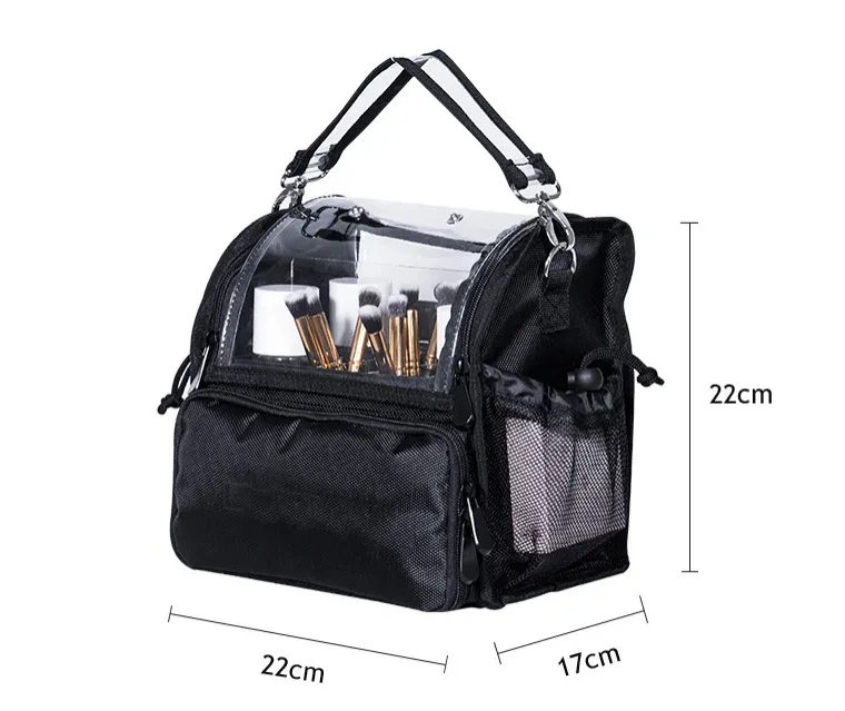 trousse à cosmétiques en pvc pour femmes, trousse de maquillage, trousse de beauté, trousse à tatouages, trousse à outils d'art des ongles, trousse de voyage, trousse à pinceaux