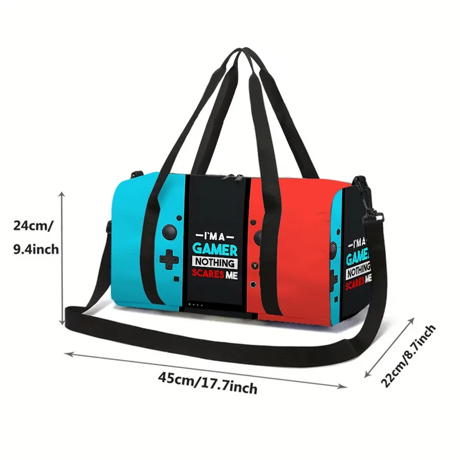 grand sac de voyage pour console de jeux, fourre-tout multifonctionnel, sacs à main imperméables, sacs de sport pour garçons/filles, sac de fitness pour enfants