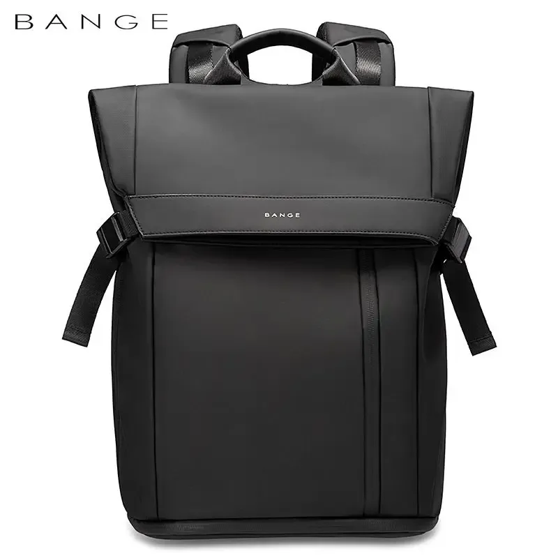 sac à dos d'affaires pour homme bange 15,6 pouces, sac à dos imperméable multi-compartiments, sac de voyage noir, adapté aux hommes