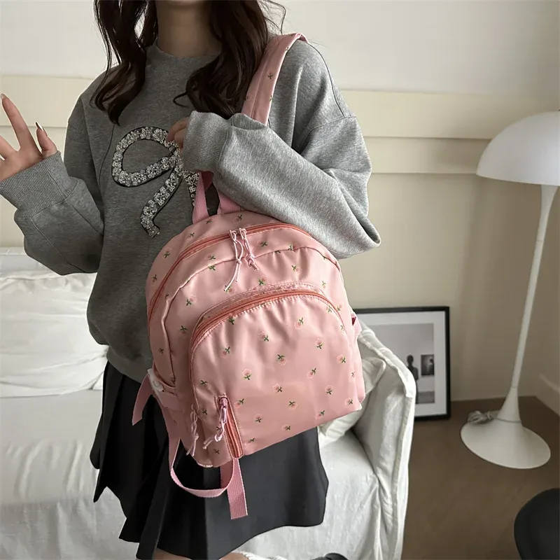 mini sac à dos imprimé style japonais et coréen pour écoliers, nouveau sac à dos décontracté
