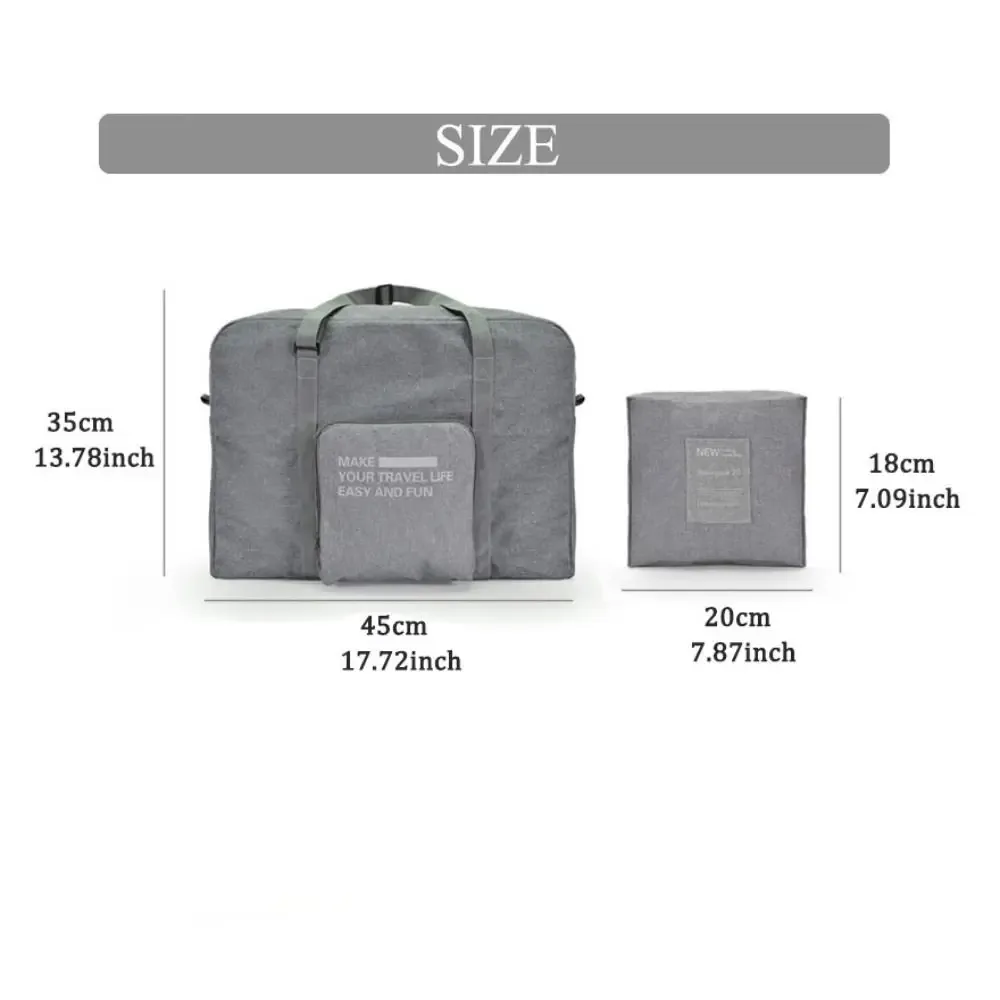 sac de rangement pliable pour vêtements en tissu oxford, grande capacité, sac de voyage, sac de sport imperméable, sac de voyage pour bagages