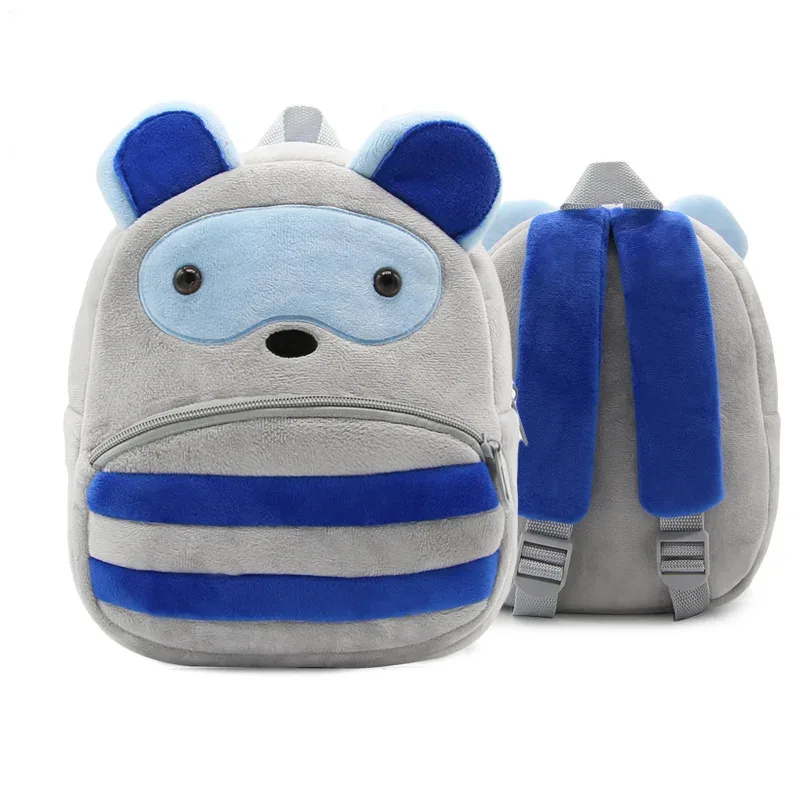 sac à dos créatif en peluche pour enfant, observateur, mignon, animal de dessin animé