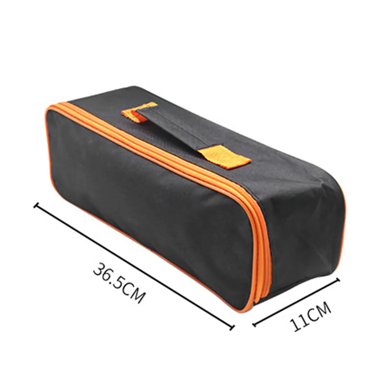 sac à outils avec fermeture éclair et poignée, sac de rangement portable en tissu oxford pour électriciens, outils d'aspirateur de voiture