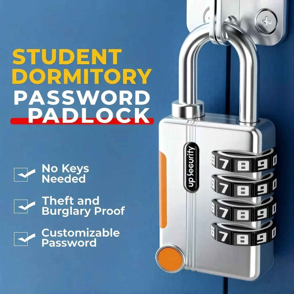 cadenas combiné numérique métallique noir orange voyage sacoche sport école armure compact elégant tsa