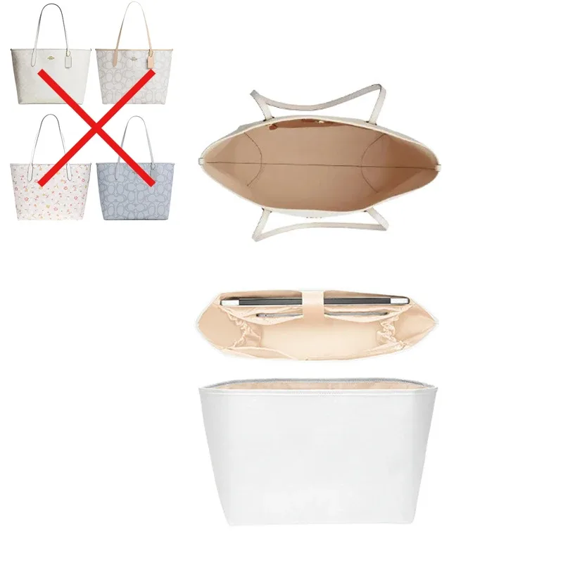 organisateur de sac en papier dupont imperméable pour city33 – insert de maintien de forme léger et imperméable, base de sac intérieure, accessoires
