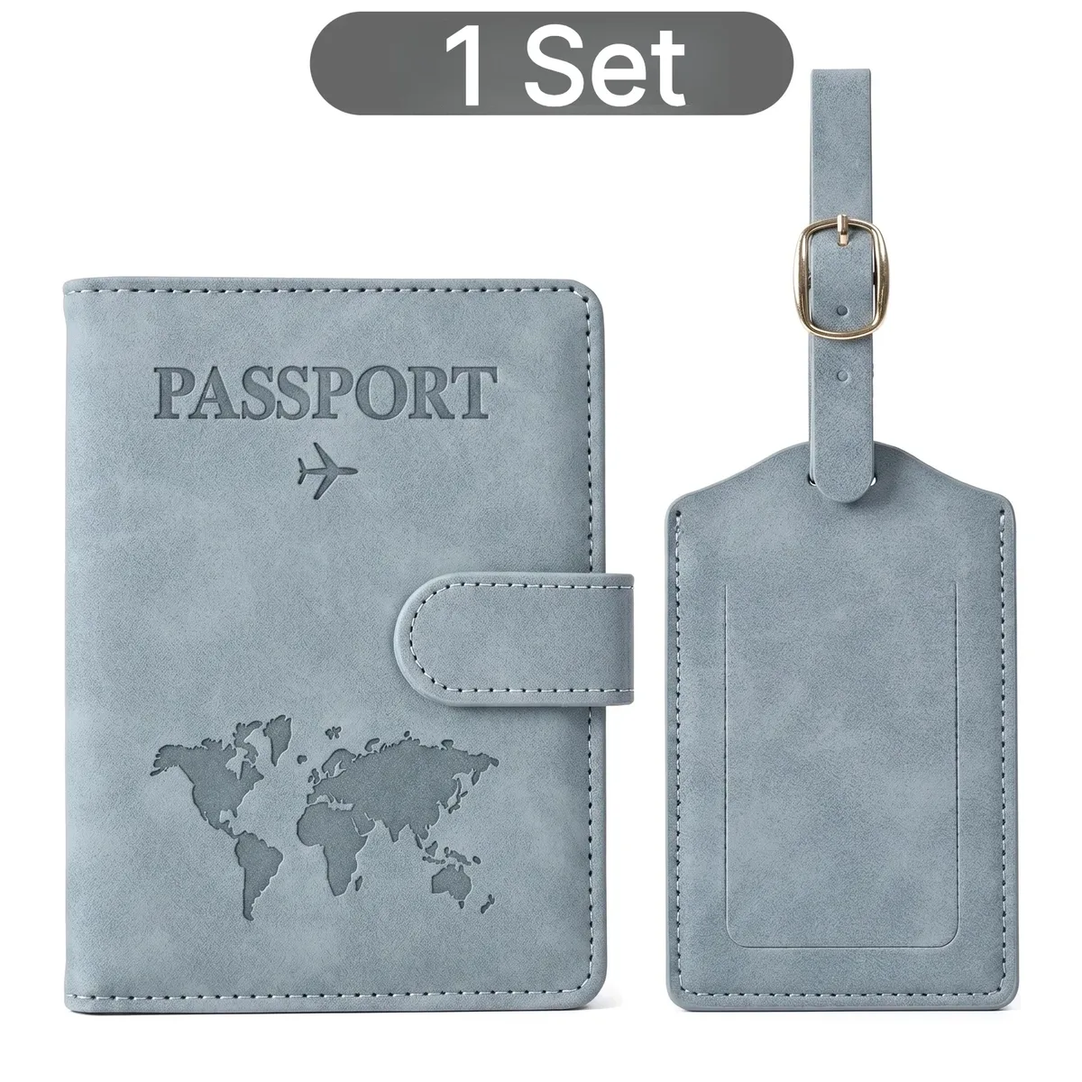 porte-passeport anti-rfid en cuir pu résistant à l'eau avec fentes pour cartes sim pour femmes, idéal pour les vacances en famille ou comme cadeau de mariage