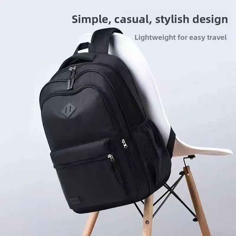 sac à dos de voyage sportif décontracté grande capacité pour homme, en tissu oxford, style urbain, ultra léger, pour ordinateur portable 16 pouces, équipement de plein air