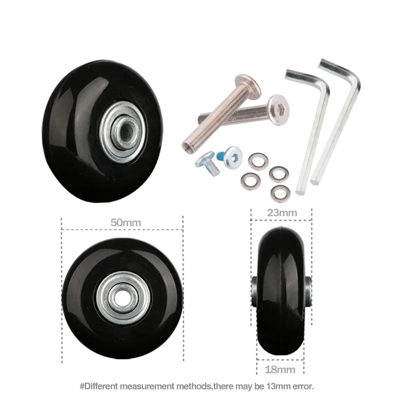 valise universelle roue boîtier de chariot roue résistante à l'usure valise silencieuse roue universelle remplacement réparation accessoires roulette