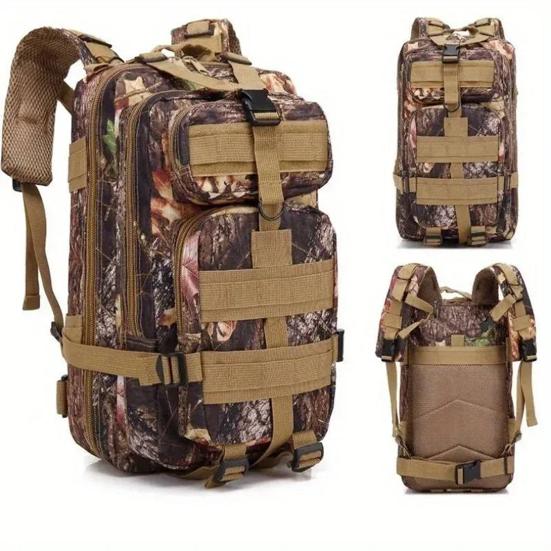 sac dos nylon tactique camouflage vert kaki doré gris noir bleu marron beige 30l extérieur sport chasse randonnée