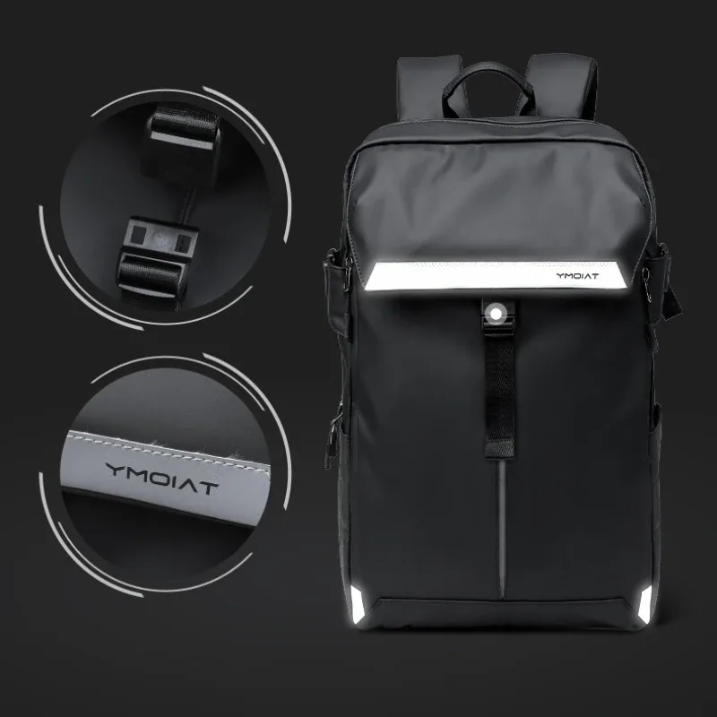 bandes réfléchissantes sac à dos hommes sac à dos de basket-ball extensible pour hommes grande capacité 15.6 pouces pochette d'ordinateur sacs de voyage imperméables