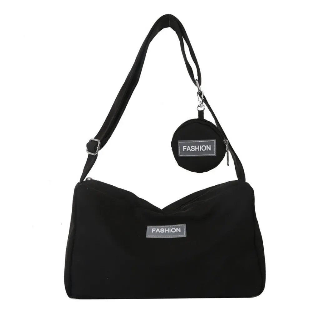 sac à bandoulière de grande capacité, version coréenne, décontracté, polyvalent, léger, oxford, nouvelle mode automne/hiver 2024