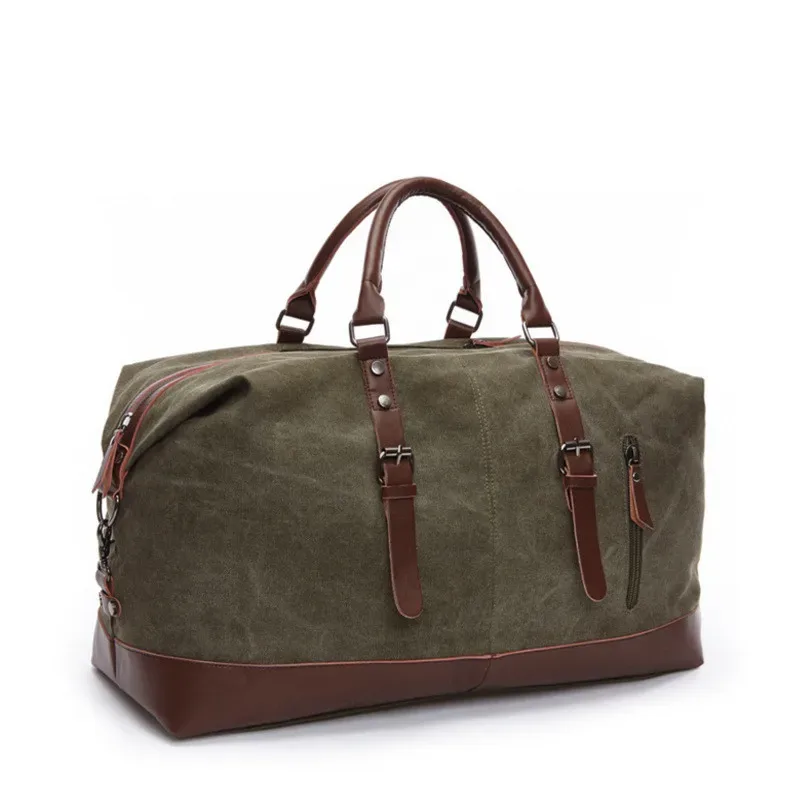 sac à main en toile rétro pour hommes, sac à bagages, sac à dos initié, grande capacité, courte distance, tendance de la mode