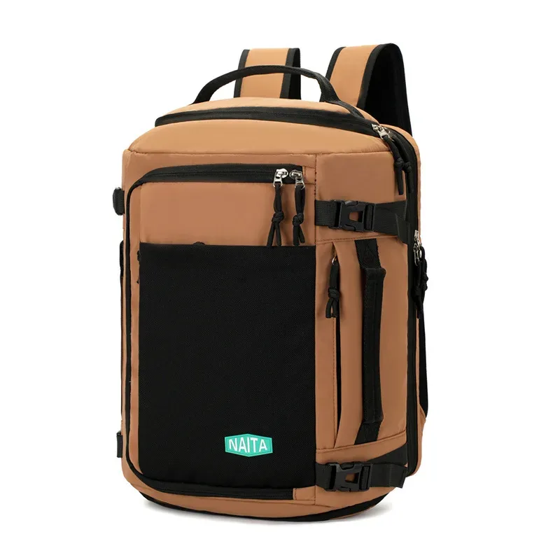 sac de sport et de voyage unisexe grande capacité extensible avec compartiment à chaussures et pochette indépendante pour ordinateur portable en nylon décontracté