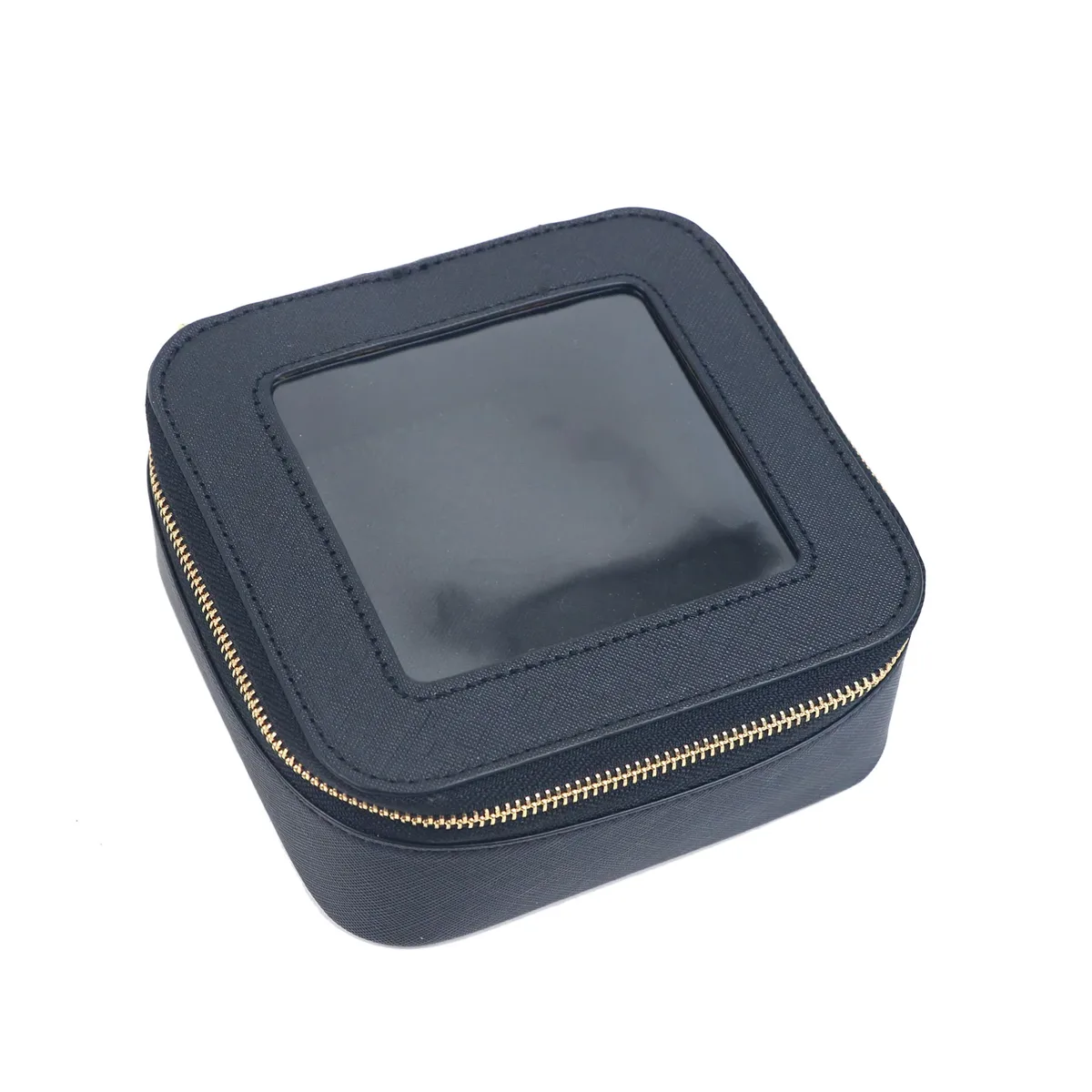 trousse de toilette de voyage en cuir saffiano pour femmes, nom personnalisé gratuit, organisateur de maquillage, sac à cosmétiques pour femmes