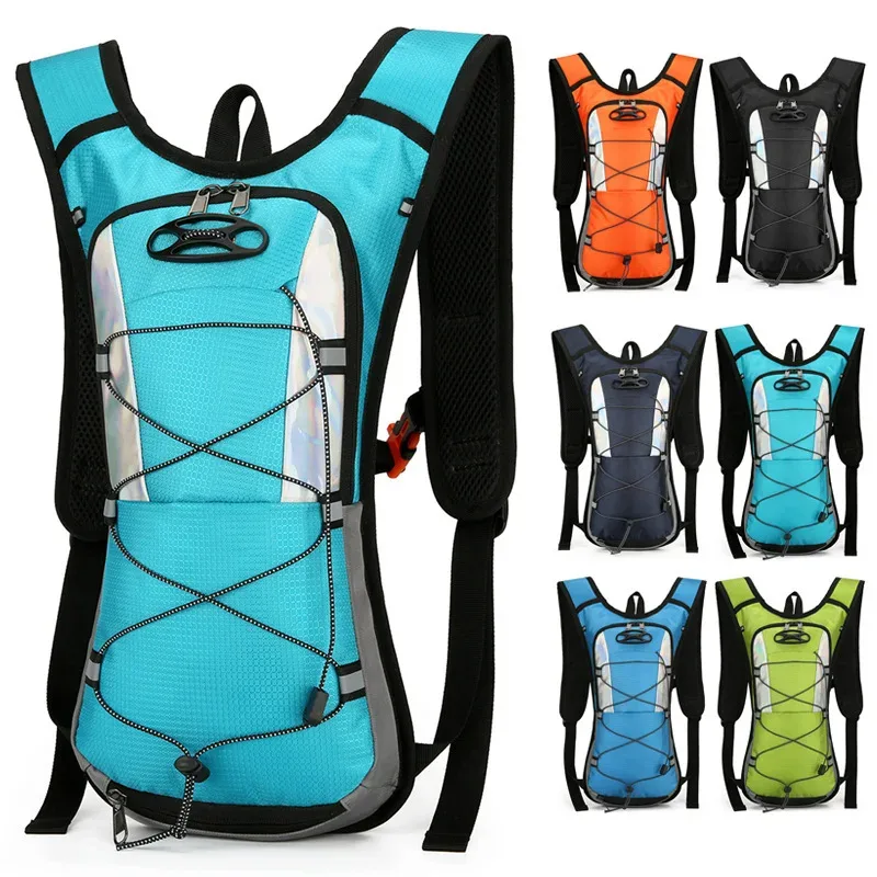 sports de plein air vélo cyclisme sac à eau pack randonnée alpinisme course voyage unisexe double sacs à bandoulière en vente