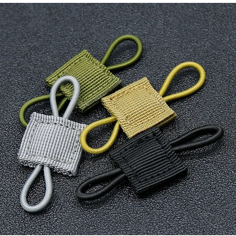 boucle de liaison d'antenne, système molle tactique d'extérieur, sac à dos, gilet, retenue de liaison fixe, accessoires de sac molle, 1 à 20 pièces
