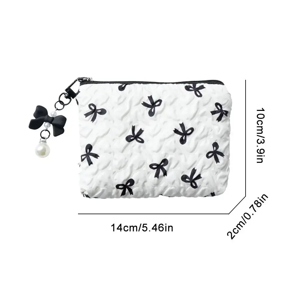 sac à main en toile avec nœud pour femme, sacs de rangement pour rouge à lèvres et coussin d'air, trousse de maquillage, sacs de toilette de voyage, sac à main commpiedmont, grande capacité, document, 1 pièce