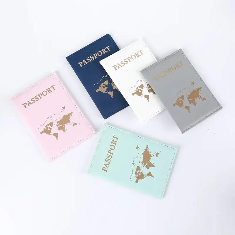 housse de passeport de voyage pour femmes et hommes, porte-passeport, étui pour cartes de crédit