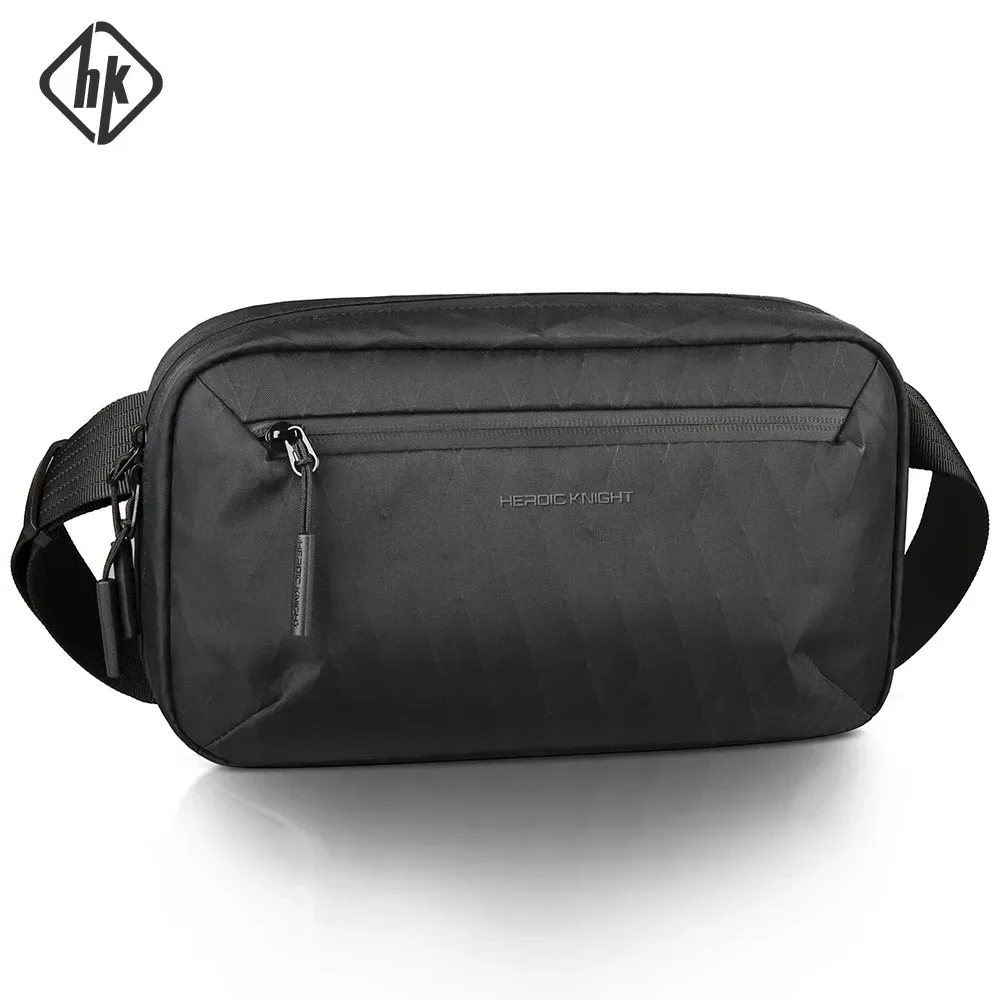 HcanKcan Sac à bandoulière pour homme, sac léger à bandoulière, plusieurs poches, sac de voyage en tissu X-Pac imperméable, sac de rangement portable