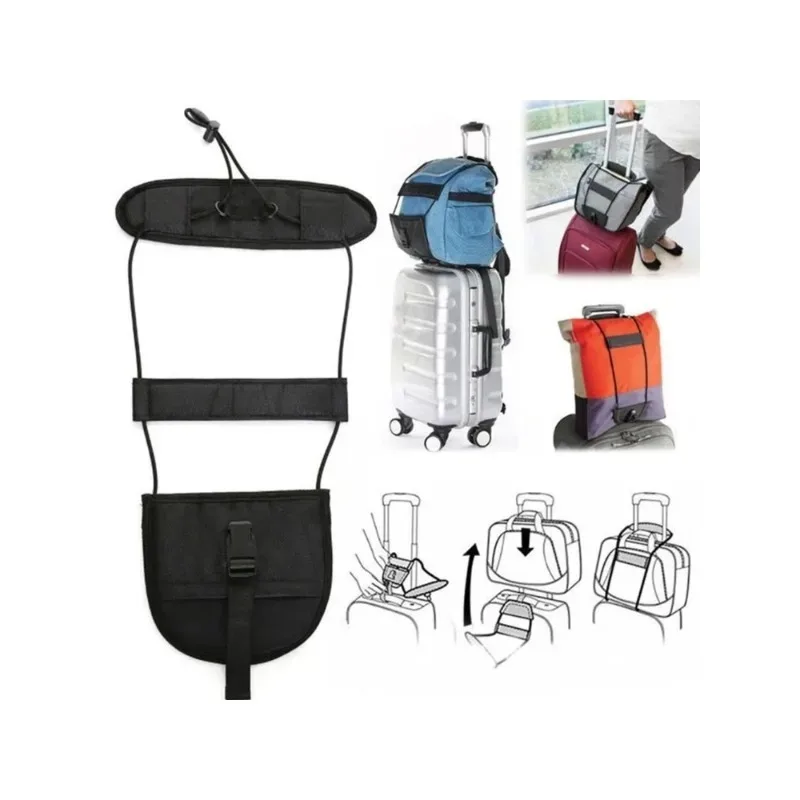1 sangle élastique pour bagages, sangle de bagages réglable, idéale pour fixer n’importe quel sac, parfaite pour les voyages.