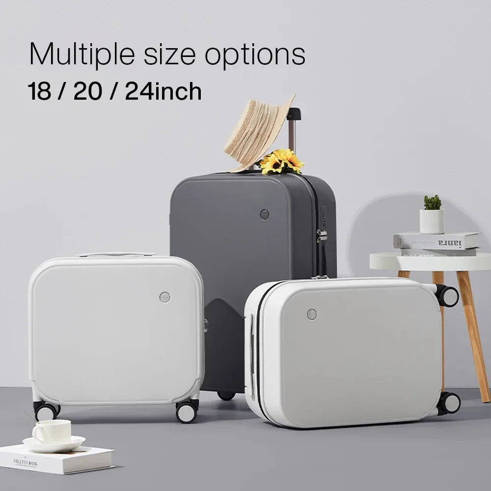 mixi patent design travel bag femmes hommes valise roue pivotante pull bag 18 "carry 20" 24 "check - in 100% ordinateur