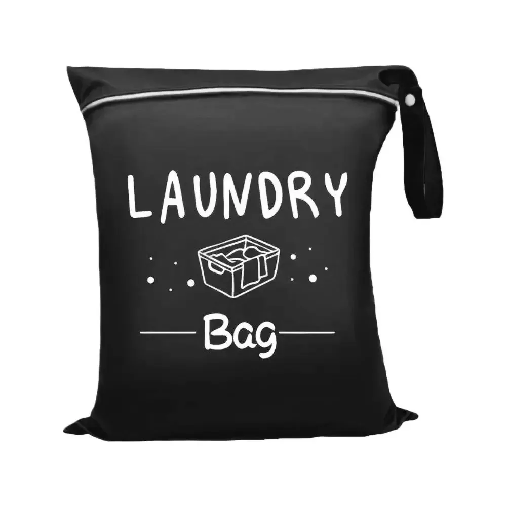 sac de lavage en nylon pour linge, pochette de rangement de voyage, organisateur de vêtements sales lavable en machine, sac à fermeture éclair coloré