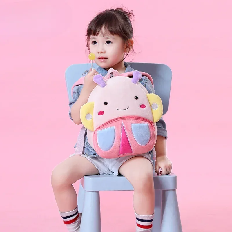 sac à dos créatif en peluche pour enfant, observateur, mignon, animal de dessin animé