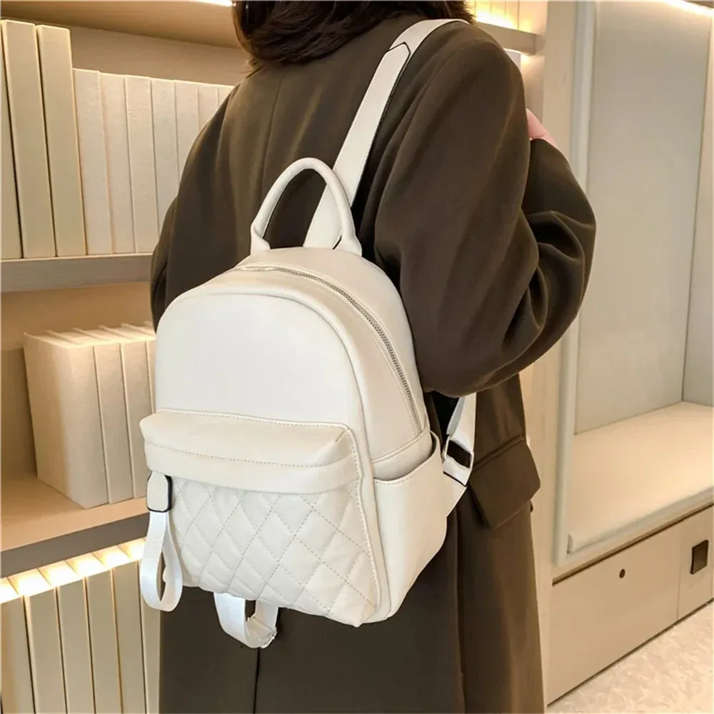 sac à dos avec nom brodé pour femmes, sac en pu, mode dames, cadeau de haute qualité, sac à dos personnalisé pour filles, petit sac à dos d'extérieur