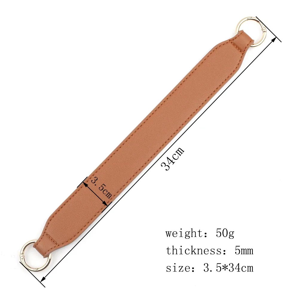 34cm sac bandoulière large sangle poignée ceinture bande femmes sac à main en cuir pu ceinture sangle amovible printemps anneau sac accessoires