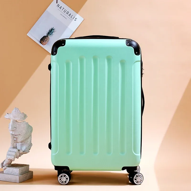 valise abs toupie lilas argentée dorée rose pastel vert menthe voyage trousse toilette leger grande capacite