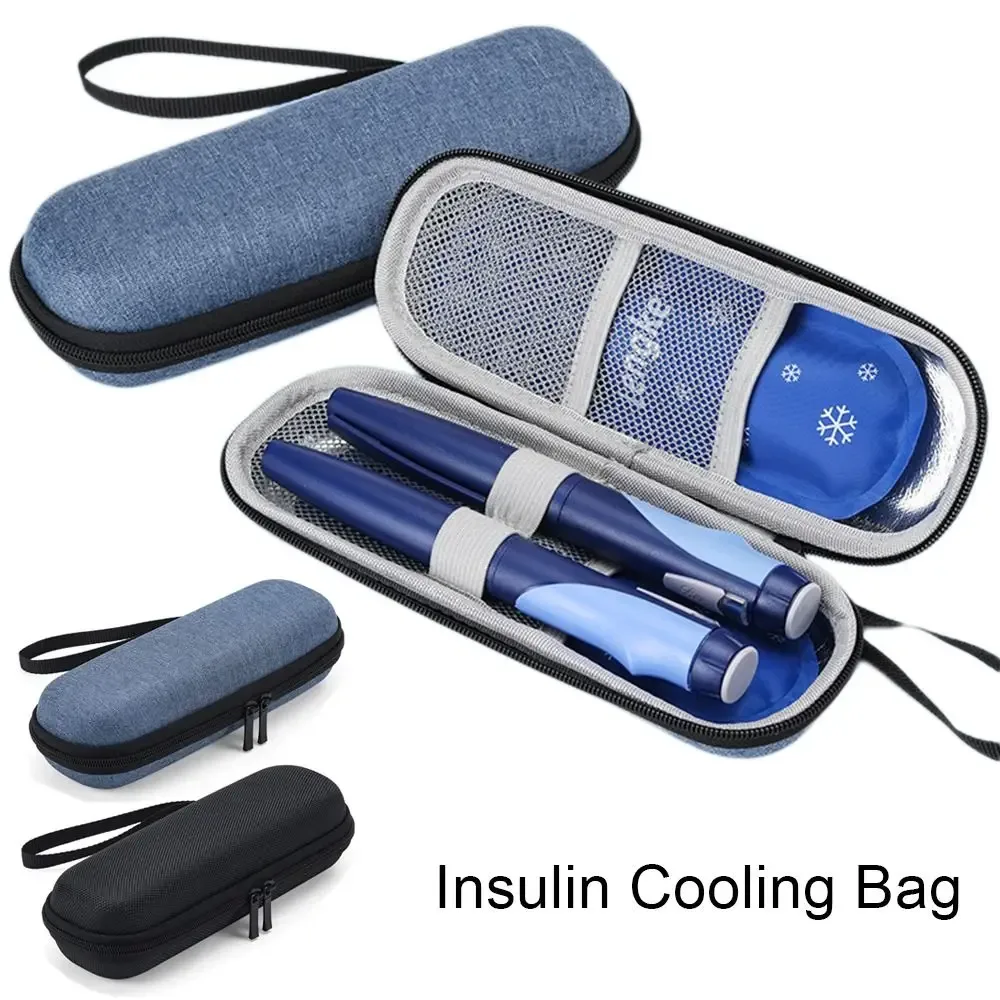 sac de voyage isotherme pour insuline, sans gel, avec protection pour pilules, en tissu oxford, pour diabétiques, pour la maison et les voyages