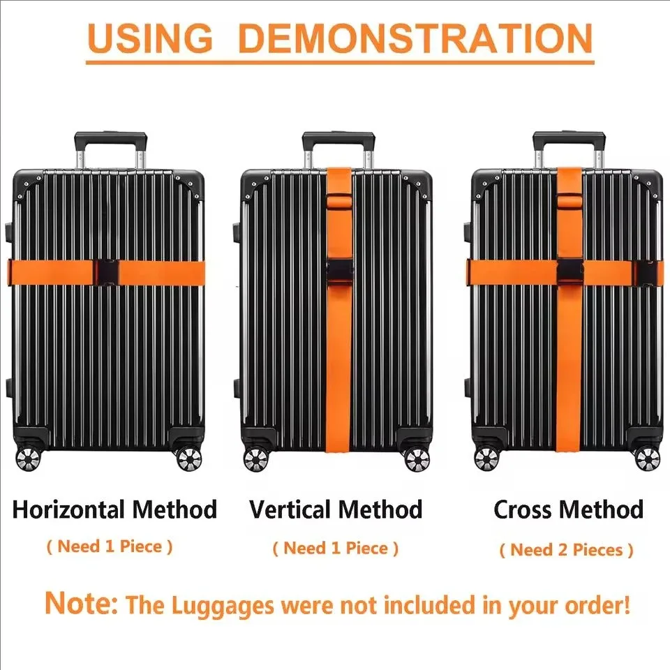sangle de bagage légère et portable avec sangle antivol réglable, adaptée aux voyages longue distance comme les excursions
