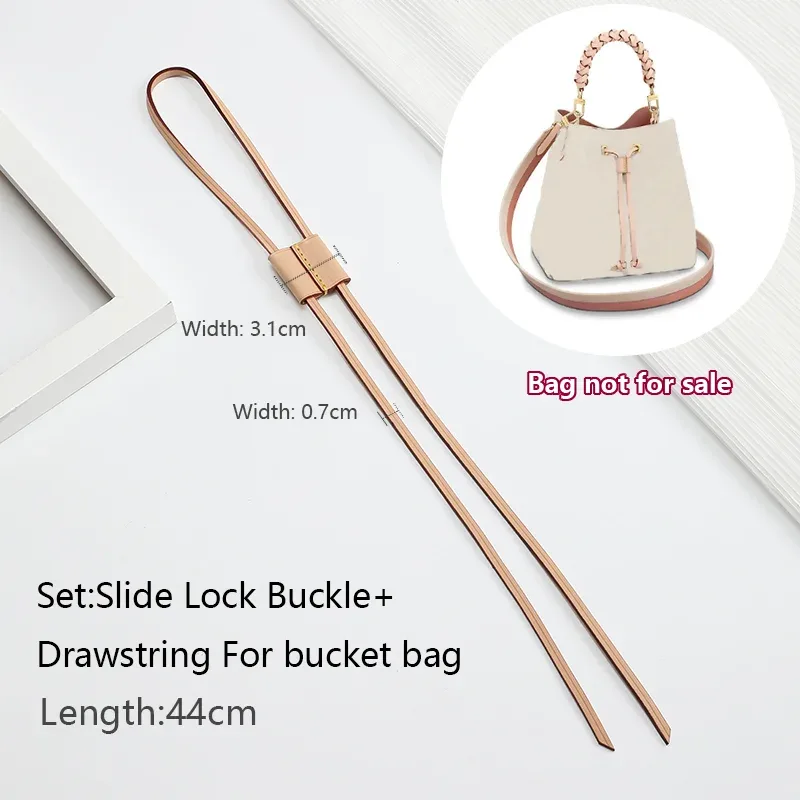 sangles de sac à cordon de serrage pour sac seau lv, cordons de tension de remplacement, sacs à bandoulière, boucle de verrouillage coulissante, accessoires de remplacement